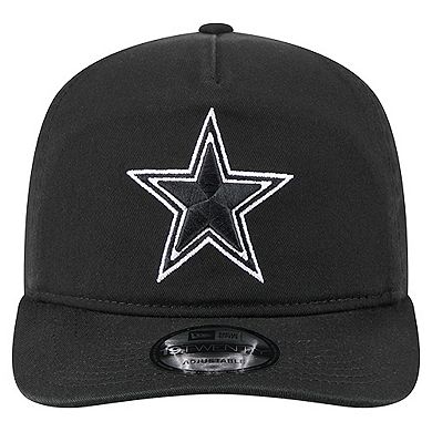 Men's New Era Black/White Dallas Cowboys 19TWENTY Adjustable Hat