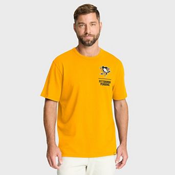 Men's Fanatics Gold Pittsburgh Penguins Crash The Net Legacy T-Shirt