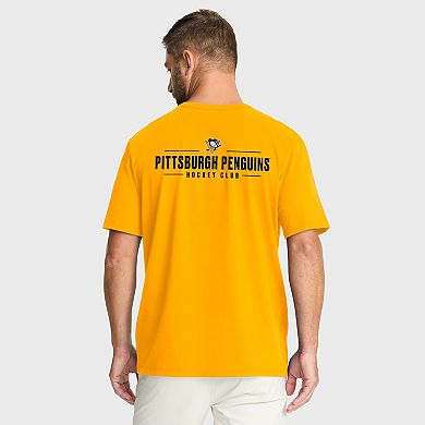 Men's Fanatics Gold Pittsburgh Penguins Crash The Net Legacy T-Shirt