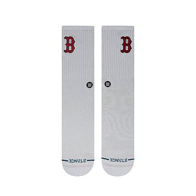 Unisex Stance Boston Red Sox White Crested Knit Crew Socks
