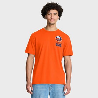 Men's Fanatics Orange New York Islanders Crash The Net Legacy T-Shirt