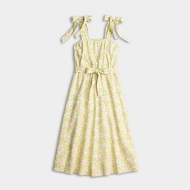 Petite LC Lauren Conrad Fit & Flare Midi Dress with Tie Straps