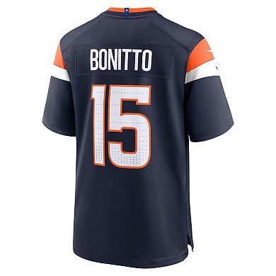Men's Nike Nik Bonitto Navy Denver Broncos Alternate Game Jersey