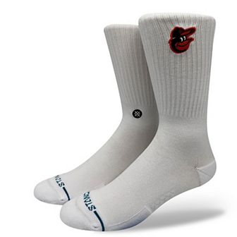 Unisex Stance Baltimore Orioles White Crested Knit Crew Socks