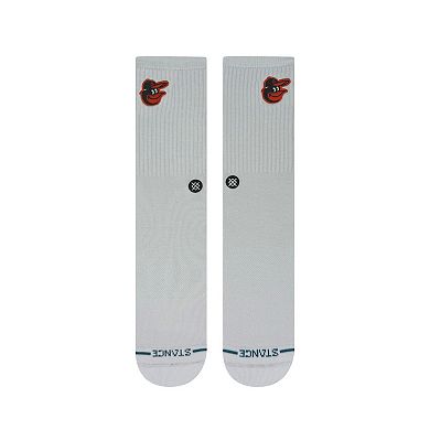 Unisex Stance Baltimore Orioles White Crested Knit Crew Socks
