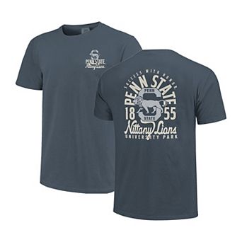 Men's Navy Penn State Nittany Lions Comfort Colors Mascot Overlay T-Shirt