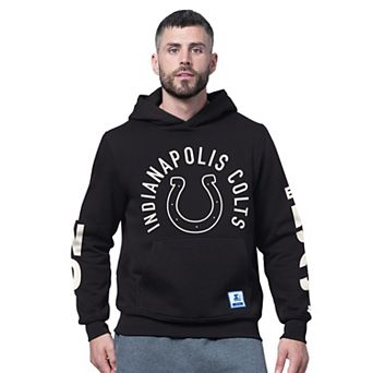 Men's Starter Black Indianapolis Colts Handoff Fleece Hoodie Sweatshirt