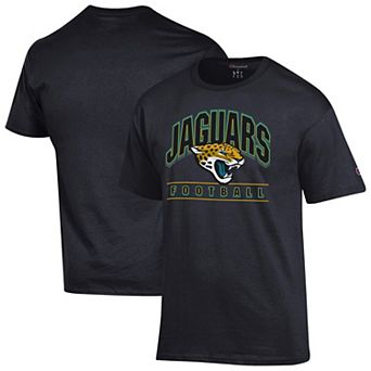 Men's Champion Black Jacksonville Jaguars Football T-Shirt