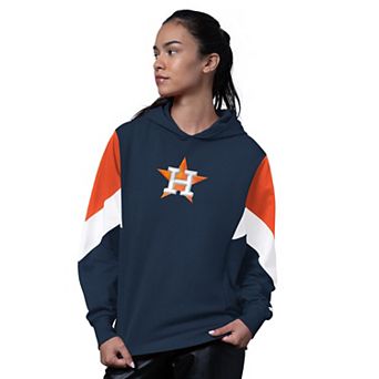 Women's Starter Navy Houston Astros Scrimmage Pullover Hoodie