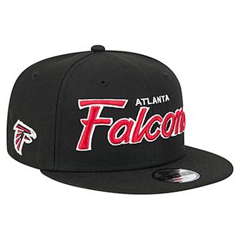Youth New Era Black Atlanta Falcons Main Script 9FIFTY Snapback Hat