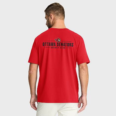 Men's Fanatics Red Ottawa Senators Crash The Net Legacy T-Shirt