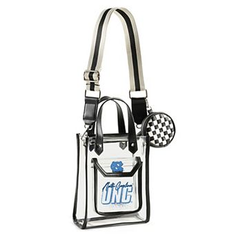 WEAR by Erin Andrews North Carolina Tar Heels Clear Stadium Crossbody Purse with Coin Pouch