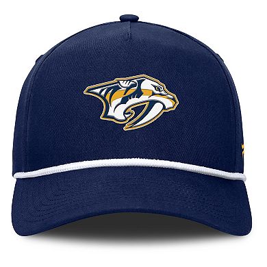 Men's Fanatics Navy Nashville Predators Authentic Pro Rink Roper A-Frame Adjustable Hat