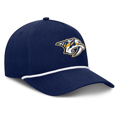 Men's Fanatics Navy Nashville Predators Authentic Pro Rink Roper A-Frame Adjustable Hat
