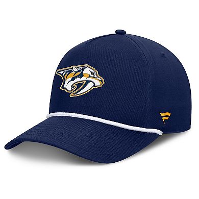 Men's Fanatics Navy Nashville Predators Authentic Pro Rink Roper A-Frame Adjustable Hat