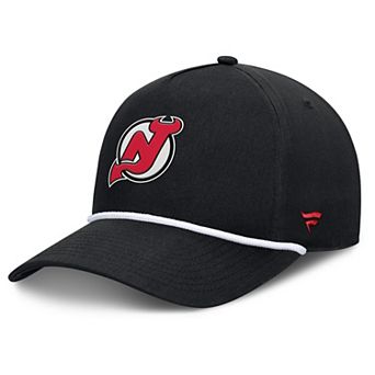 Men's Fanatics Black New Jersey Devils Authentic Pro Rink Roper A-Frame Adjustable Hat