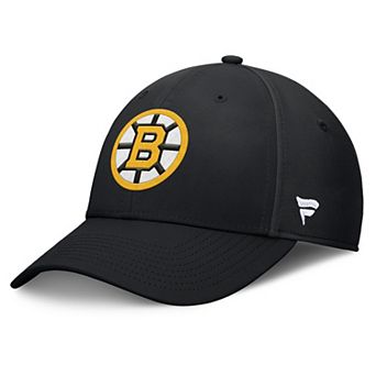 Men's Fanatics Black Boston Bruins Primary Logo Flex Hat