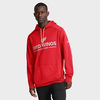 Men's Fanatics Red Detroit Red Wings Authentic Pro Centennial Rink Hoodie