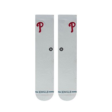 Unisex Stance Philadelphia Phillies White Crested Knit Crew Socks
