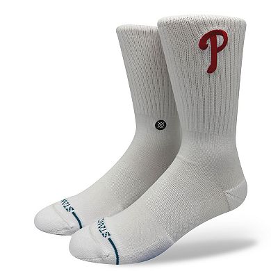 Unisex Stance Philadelphia Phillies White Crested Knit Crew Socks