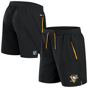 Men's Fanatics Black Pittsburgh Penguins Authentic Pro Rink Performance Shorts