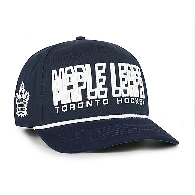 Men's '47 Navy Toronto Maple Leafs Byline Hitch Adjustable Hat