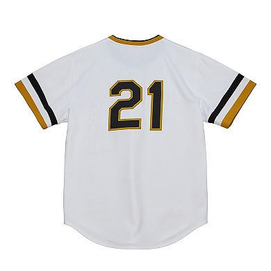 Men's Mitchell & Ness Roberto Clemente White Pittsburgh Pirates Cooperstown Collection Authentic Jersey