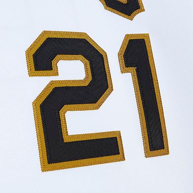 Men's Mitchell & Ness Roberto Clemente White Pittsburgh Pirates Cooperstown Collection Authentic Jersey