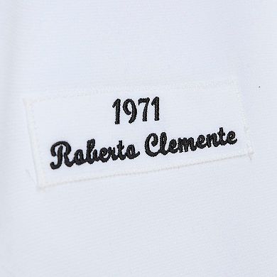 Men's Mitchell & Ness Roberto Clemente White Pittsburgh Pirates Cooperstown Collection Authentic Jersey