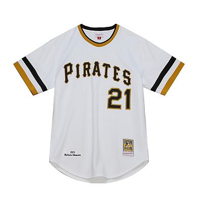 Men's Mitchell & Ness Roberto Clemente White Pittsburgh Pirates Cooperstown Collection Authentic Jersey