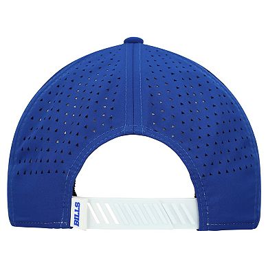 Men's New Era White/Royal Buffalo Bills Established Patch 9SEVENTY Adjustable Hat