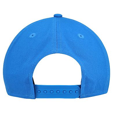 Women's New Era Blue Detroit Lions Stardom A-Frame 9FORTY Adjustable Hat