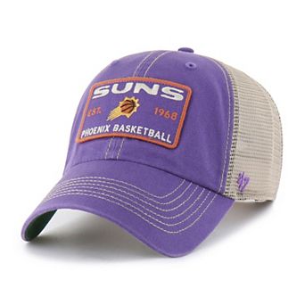 Men's '47 Purple/Tan Phoenix Suns Wabash Patch Clean Up Adjustable Hat