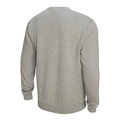 Women's Mitchell & Ness Heather Gray Buffalo Sabres Hockey Night Sweatshirt