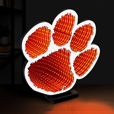 Clemson Tigers LED Infinity Logo Light