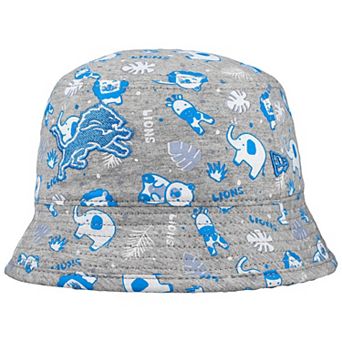 Infant New Era Gray Detroit Lions Animal Bucket Hat