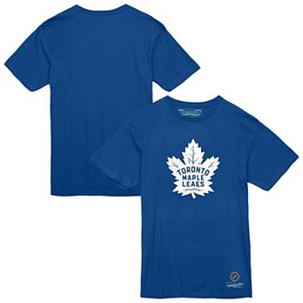 Men's Mitchell & Ness Blue Toronto Maple Leafs Heritage T-Shirt