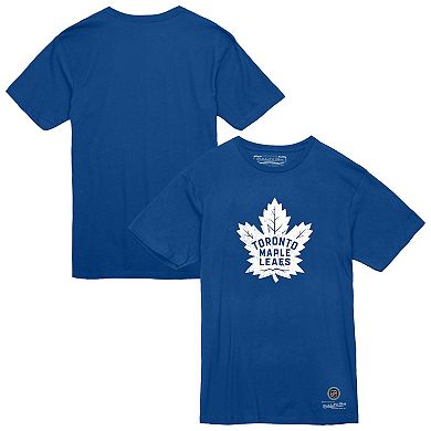 Men's Mitchell & Ness Blue Toronto Maple Leafs Heritage T-Shirt