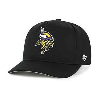Men's '47 Black Minnesota Vikings Hitch Adjustable Hat