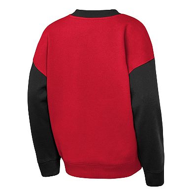 Youth Outerstuff Red/Black New Jersey Devils Impact Player Sweatshirt
