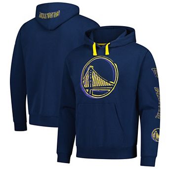 Unisex Stadium Essentials Navy Golden State Warriors Elementized Pullover Hoodie