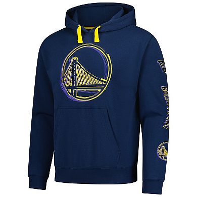 Unisex Stadium Essentials Navy Golden State Warriors Elementized Pullover Hoodie