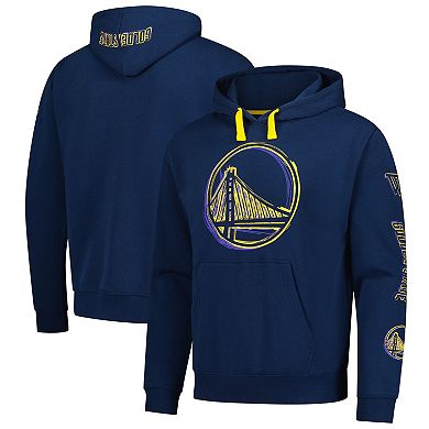 Unisex Stadium Essentials Navy Golden State Warriors Elementized Pullover Hoodie