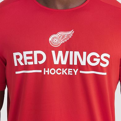 Men's Fanatics Red Detroit Red Wings Authentic Pro Rink Tech T-Shirt