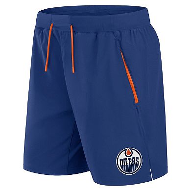 Men's Fanatics Royal Edmonton Oilers Authentic Pro Rink Performance Shorts