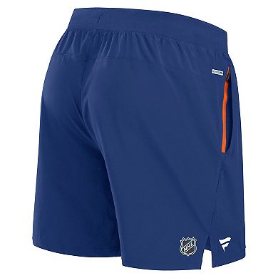 Men's Fanatics Royal Edmonton Oilers Authentic Pro Rink Performance Shorts