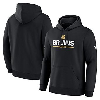 Men's Fanatics Black Boston Bruins Authentic Pro Primary Hoodie