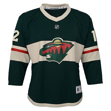 Youth Outerstuff Matthew Boldy Green Minnesota Wild Home Replica Jersey