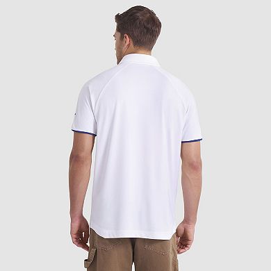 Men's Fanatics White Tampa Bay Lightning Authentic Pro Rink Raglan Polo