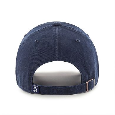 Men's '47 Navy LA Clippers Core Logo Clean Up Adjustable Hat